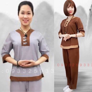 Đồ Lam # Cổ Y Vải Đài Loan# Quần Áo Nữ # Đồ Bộ # Đồ Đi Chùa # Vải Mát