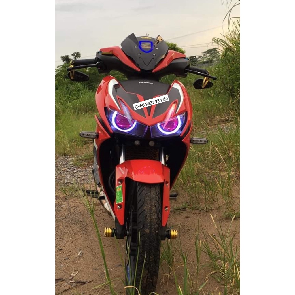 Pat gắn bi cầu Bi led cho winner X