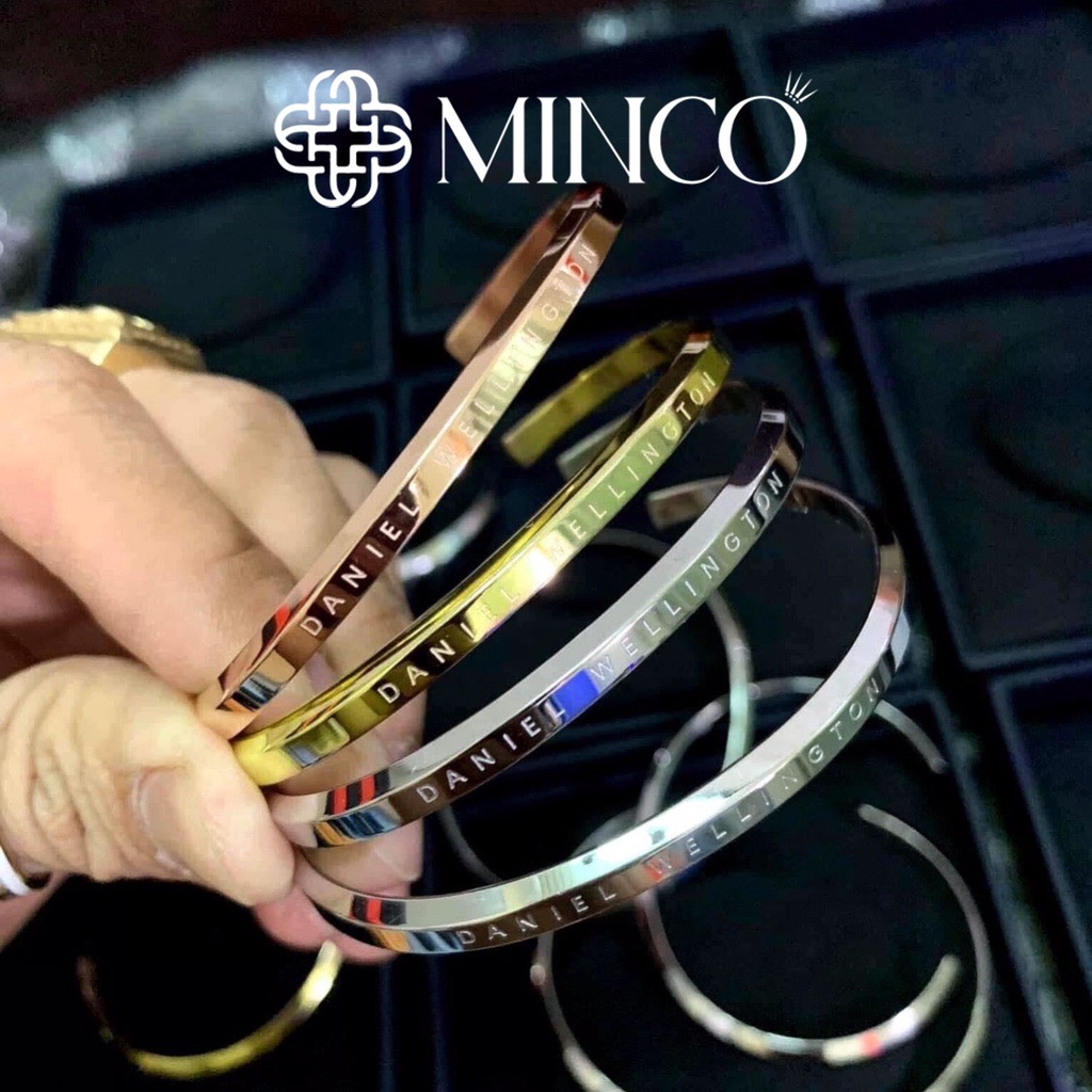 Vòng Tay nam nữ Cuff Unisex Minco Accessories khắc tên theo yêu cầu LT18