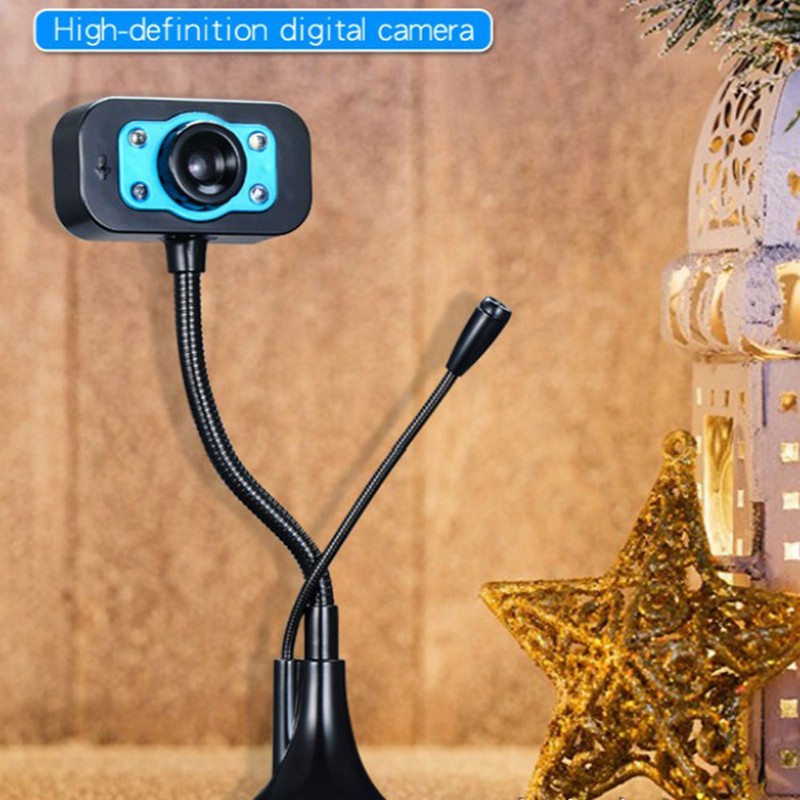 Webcam Hd Chống Ồn Xoay Được 640x480p