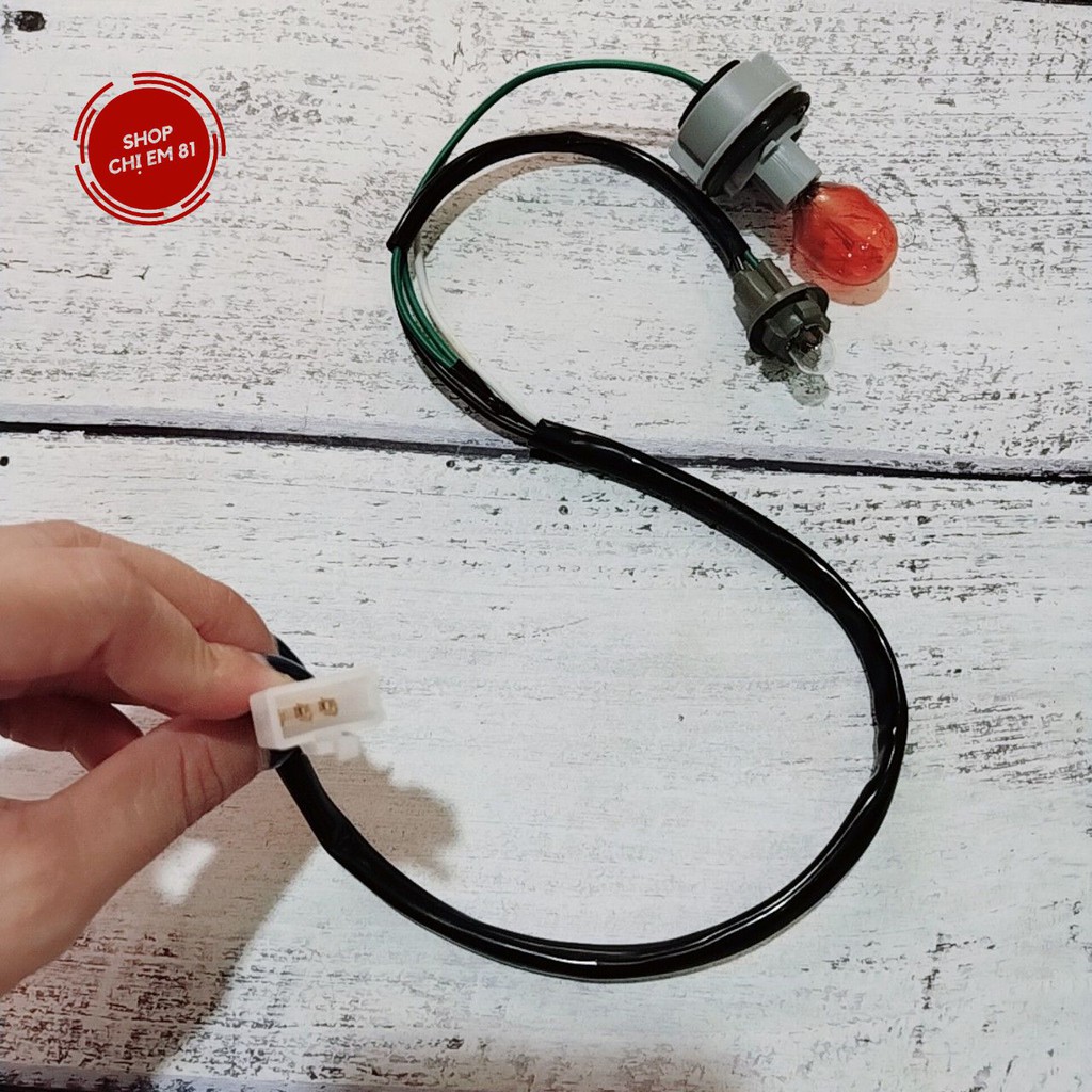 Dây xi nhan, đuôi xi nhan trước xe SH Việt kèm demi sương mù có sẵn bóng