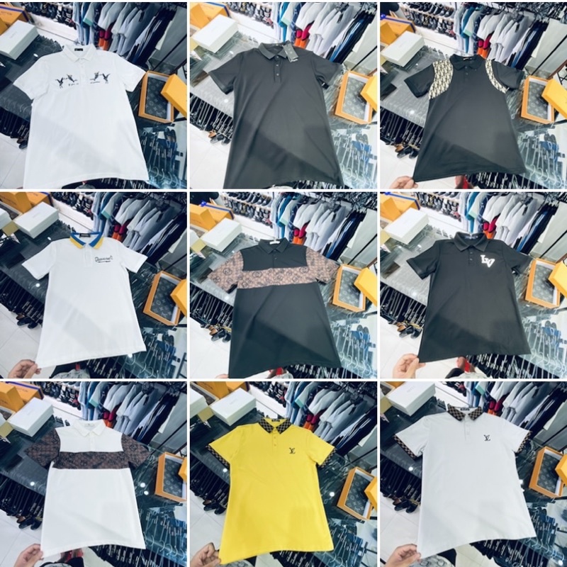 Áo polo thời trang nam, Áo cộc có cổ mùa hè cotton btshop từ 45 đến 80kg