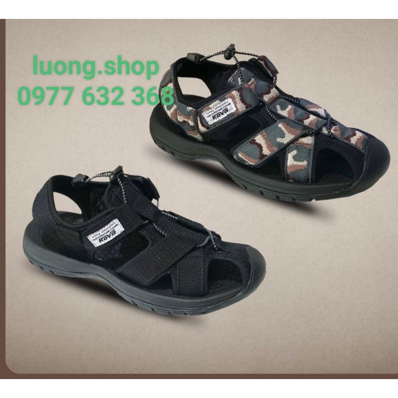 Giày sandal Nam Bít mũi hiệu ROVA siêu bền, đi êm RV626 (size 39-43)