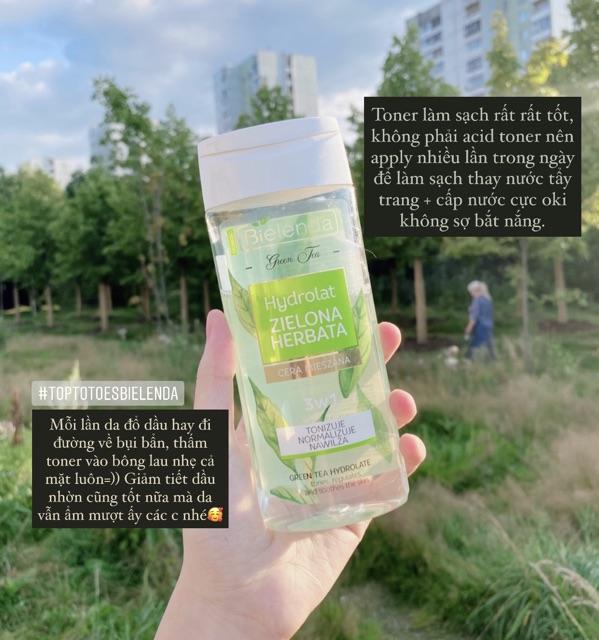 [Mã SKAMPUSH11 giảm 10% đơn 200k] Gel rửa mặt & Toner Bielenda Green Tea làm sạch sâu, kiềm dầu, giảm mụn | BigBuy360 - bigbuy360.vn