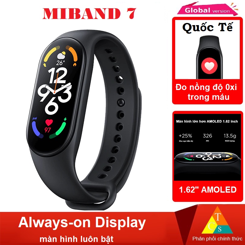 Vòng đeo tay thông minh XM MiBand 7 BHR4951GL - XM Miband8  M223B1-bản quốc tế