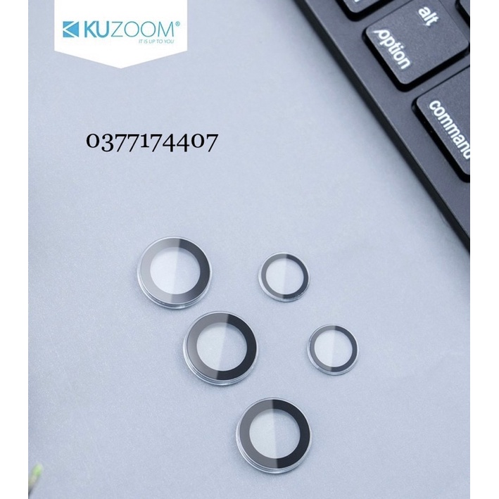 Bộ 5 dán mắt Camera Kuzoom cho Samsung S23 Ultra, S23 Plus, S22 Ultra trong suốt bảo vệ máy siêu tốt