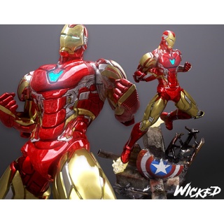File in 3d iron man and the shield - marvel