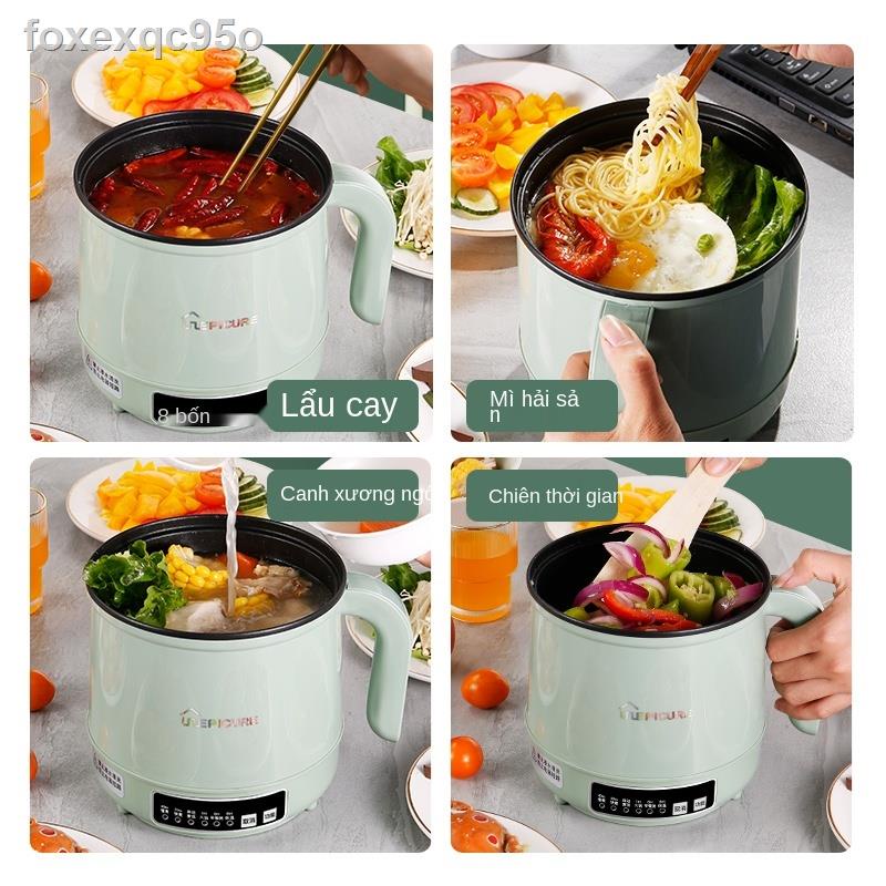 ✑✚✗Nồi nấu trứng, hấp, phở điện gia dụng, máy ăn sáng nhỏ, trứng rán, cháo ở ký túc xá công suất thấp