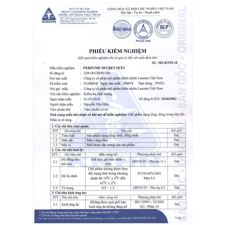 [ CHÍNH HÃNG ] Nước Hoa Vùng Kín LaFla Perfume Secret Sexy 10ml | Thế Giới Skin Care