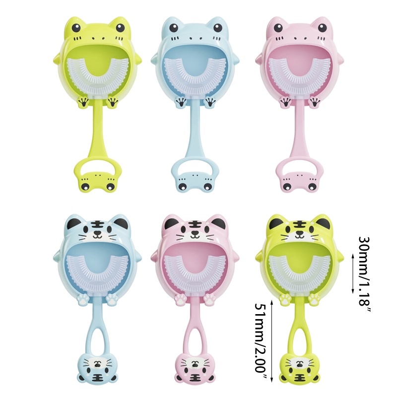 Bàn Chải Đánh Răng Bằng Silicone Chống Bụi Cho Trẻ Em