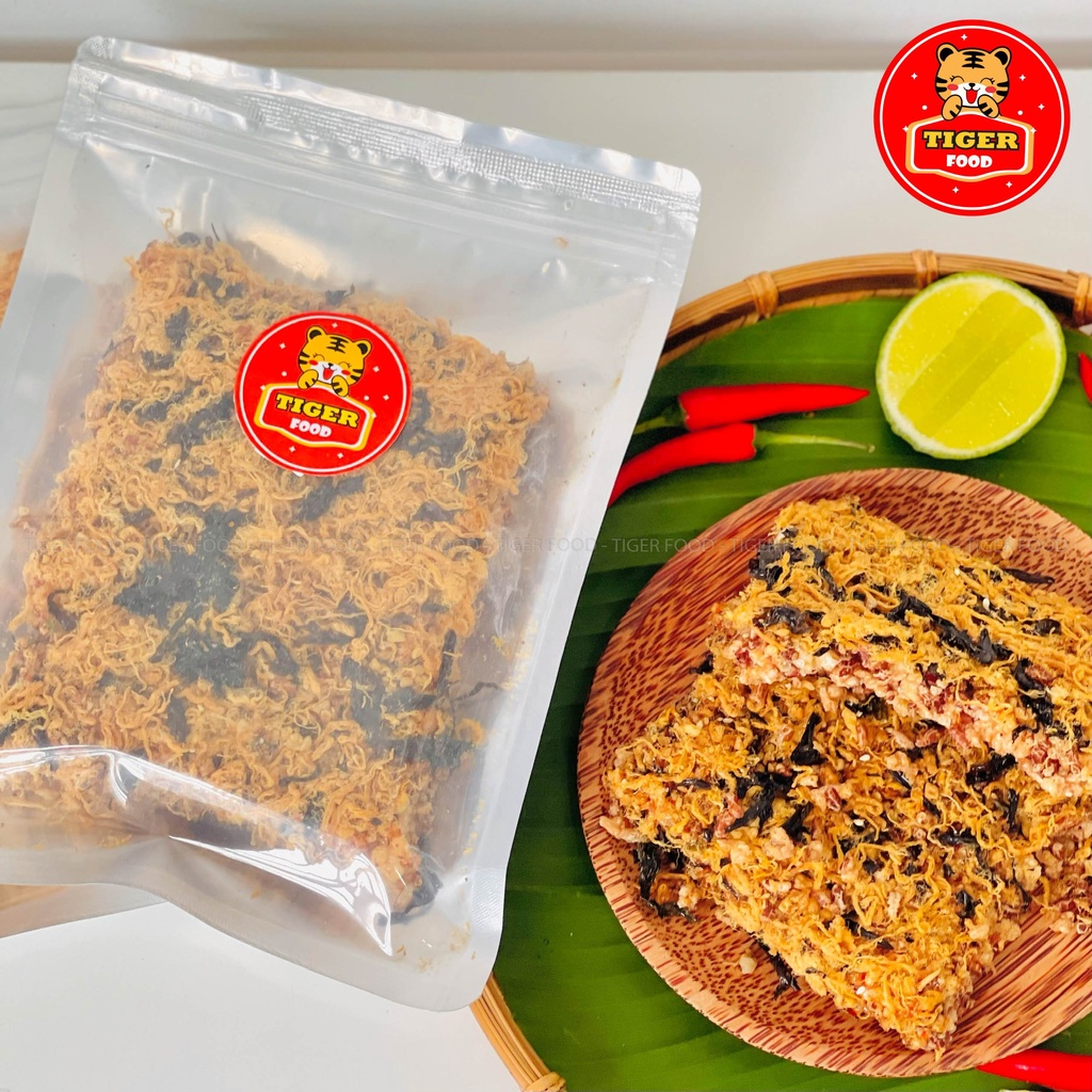 Cơm Cháy Gạo Lức Rong Biển Siêu Chà Bông 💖TIGER FOOD💖 100g Cơm Cháy Gạo Lức Rong Biển Siêu Ngon - Đồ Ăn Vặt Sài Gòn