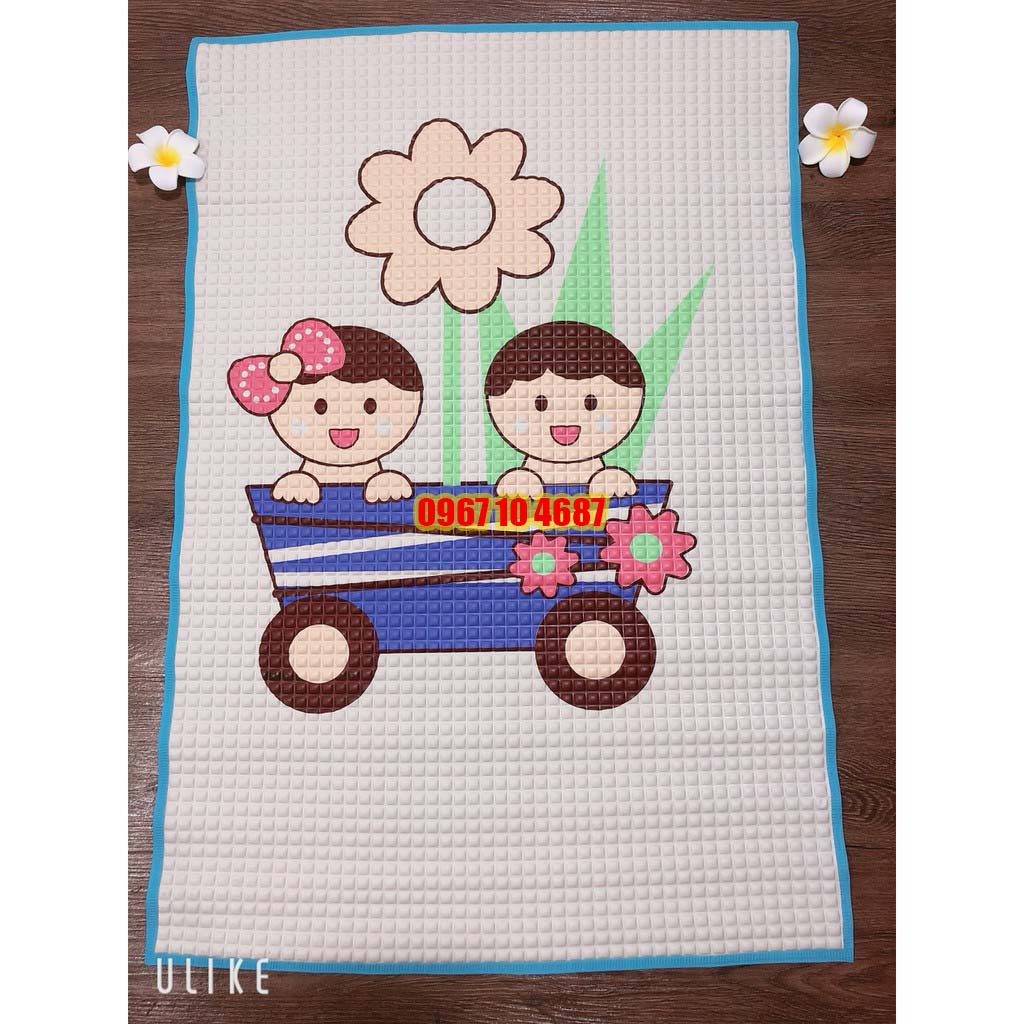 NỆM CAO SU THOÁNG MÁT CHO BÉ NHẬP KHẨU MALAYSIA