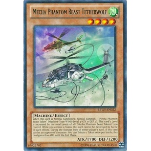 Thẻ bài Yugioh - TCG - Mecha Phantom Beast Tetherwolf / LTGY-EN022'