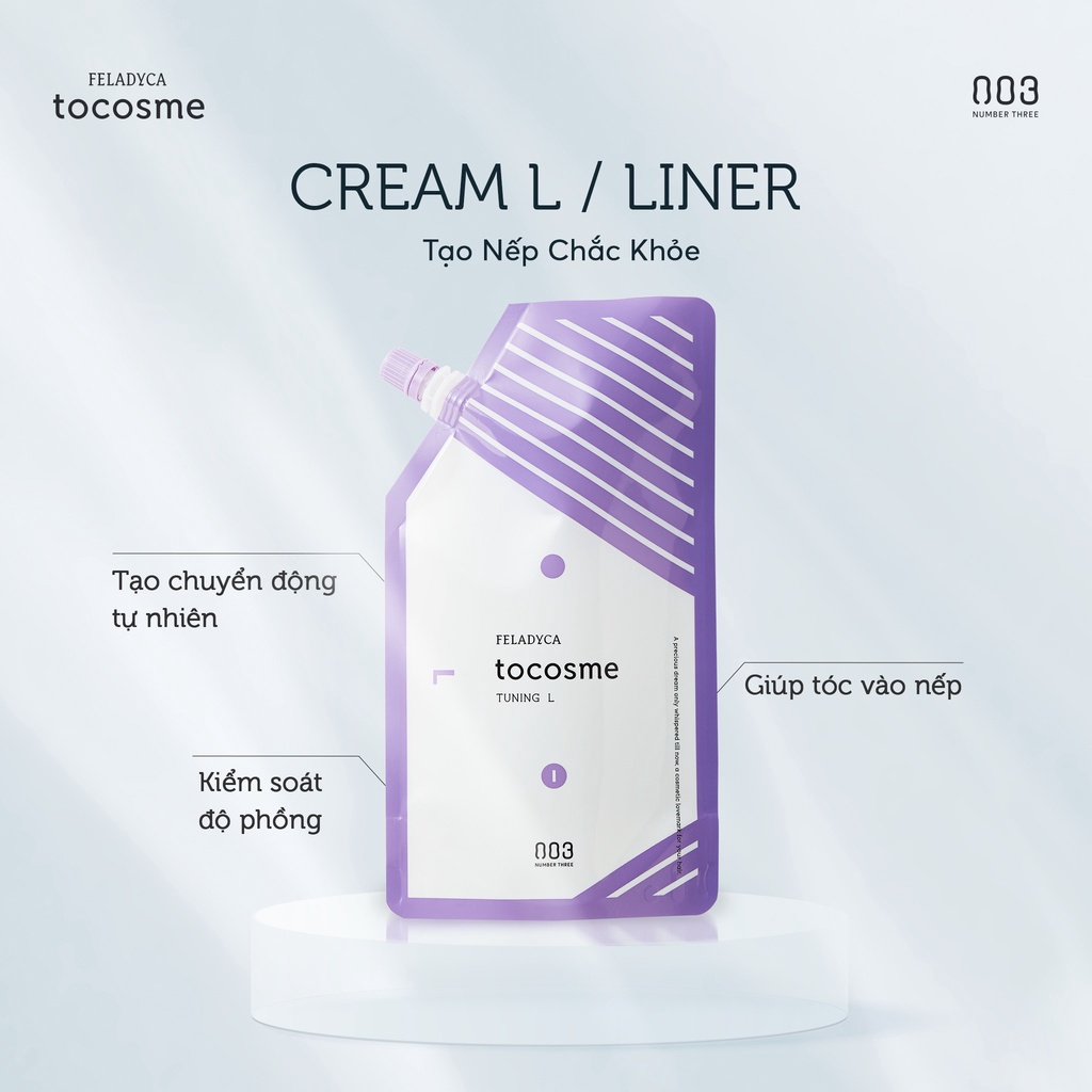 Kem duỗi cao cấp Tocosme Tuning 003 Number Three 400mlx2