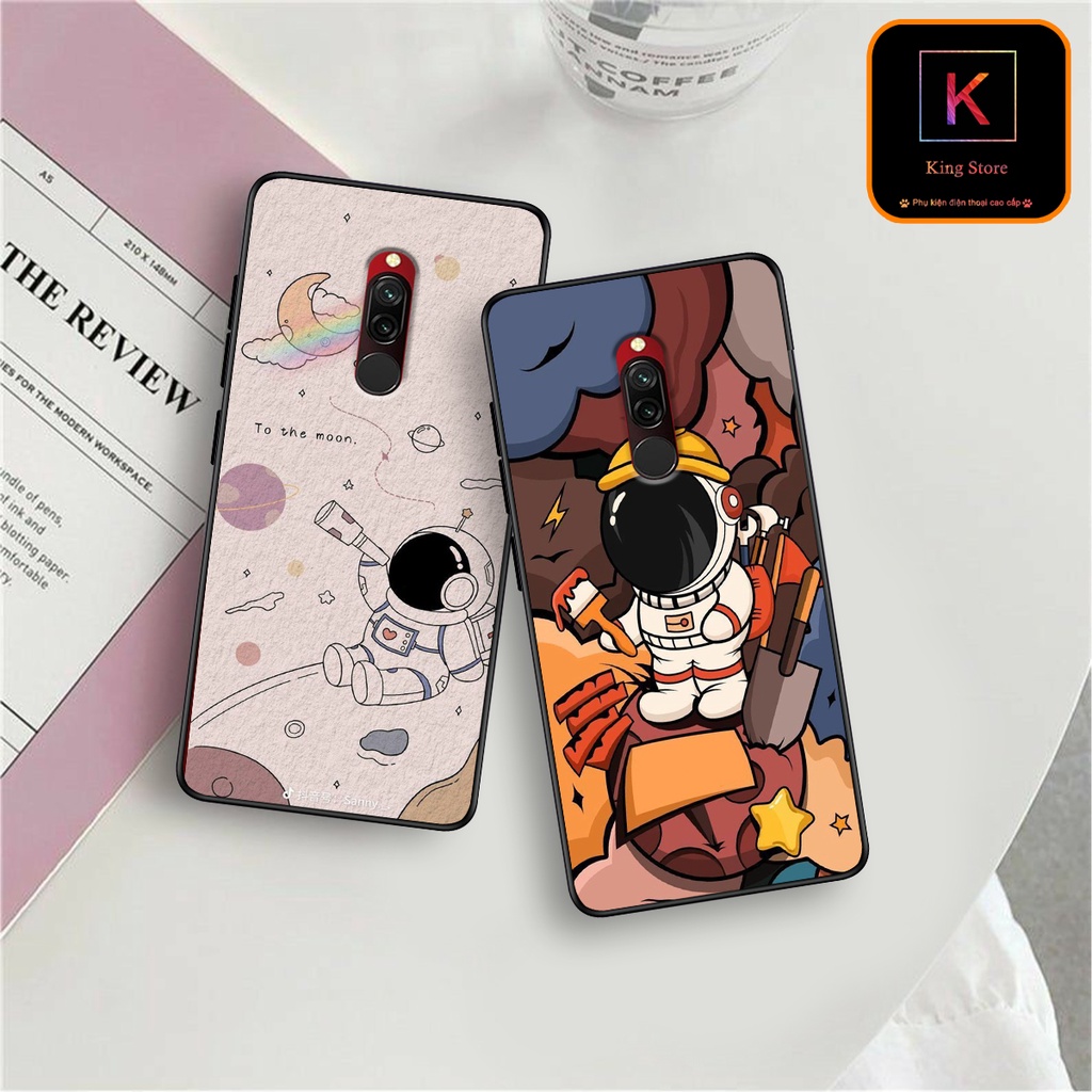 Ốp lưng Xiaomi Redmi 7 - Redmi 7A - Redmi 8 - Redmi 8A - Ốp in hình Phi hành gia cực hot