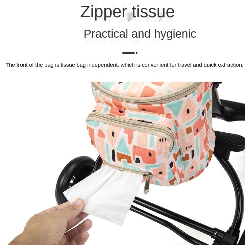 Túi đựng đồ treo xe đẩy em bé tiện dụng tùy chọn màu sắc