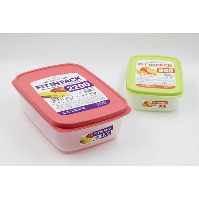 Hộp nhựa đựng thực phẩm nắp dẻo Nhật Bản các cỡ - Made in Japan