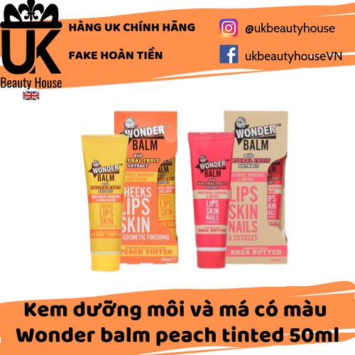 [CHÍNH HÃNG] SON DƯỠNG ẨM ĐA NĂNG CÓ MÀU WONDER BALM