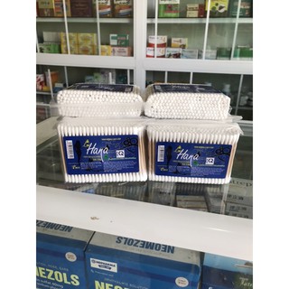 Tăm Bông Cao Cấp Hana gói 100-200 cây