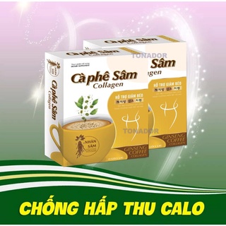 Cà phê Sâm Collagen giảm cân (Hộp 12gói)