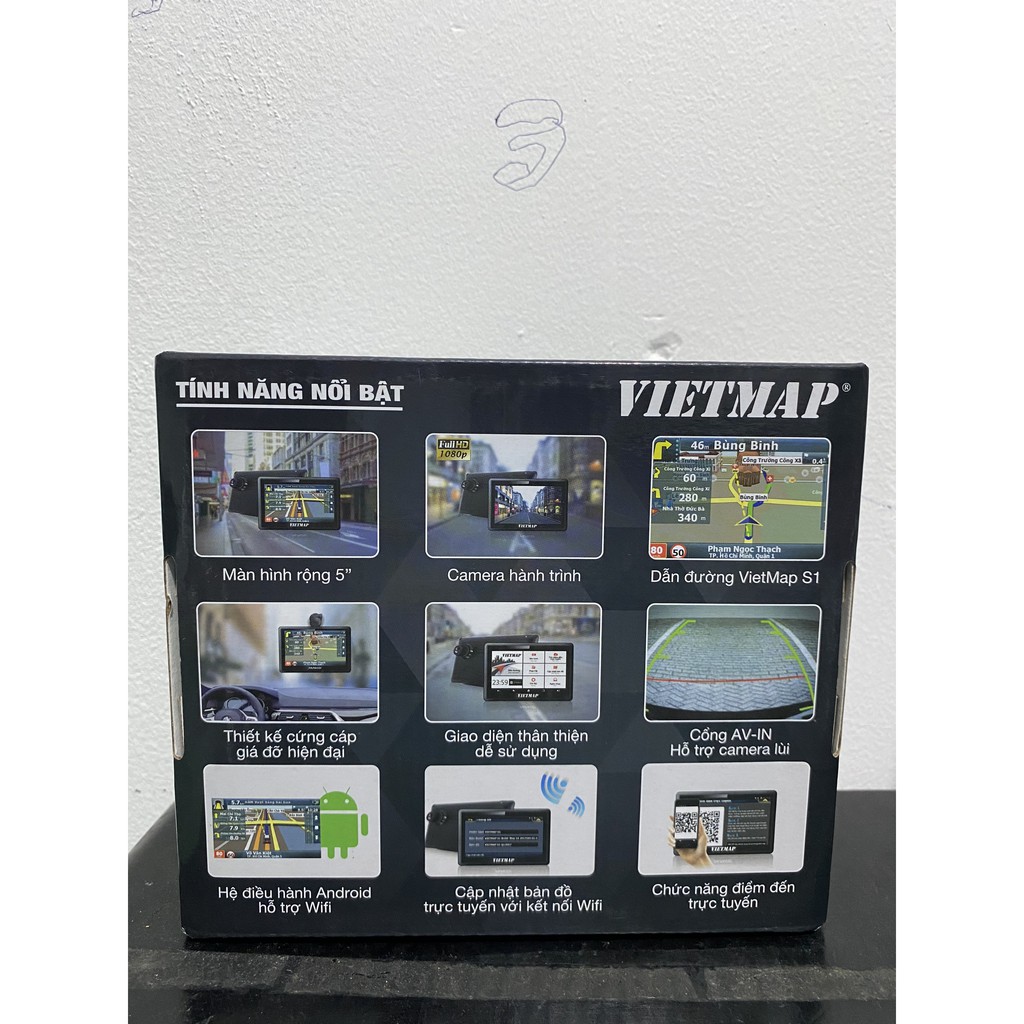 Thiết bị vừa dẫn đường vừa ghi hình Vietmap W810