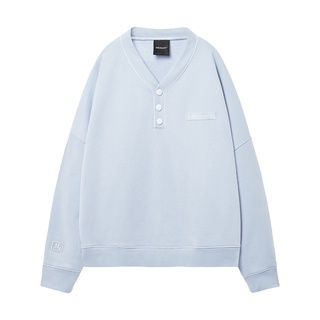 WHITE SON BASEBALL SWEATER MYSTIC BLUE