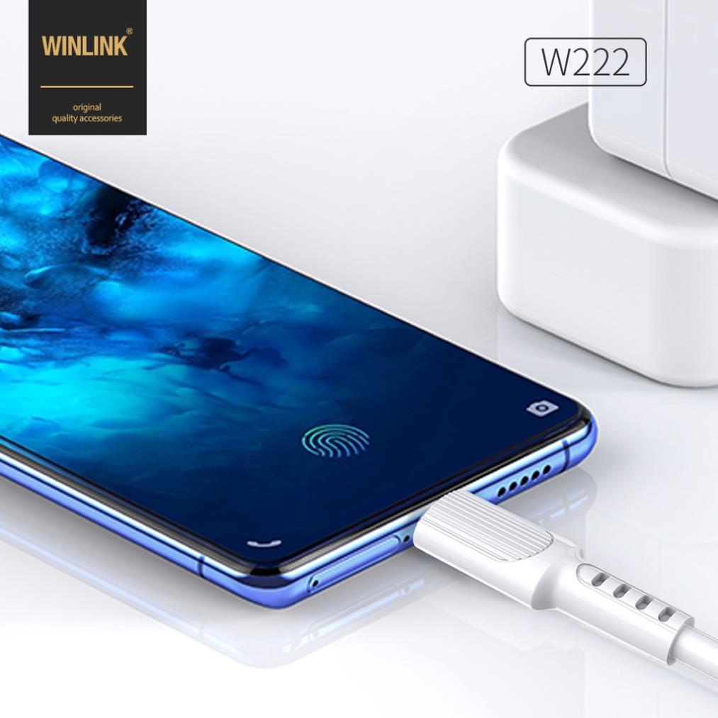 Dây cáp sạc nhanh WL 222 hàng chính hãng WINLINK cổng Lighting - Type C - Micro