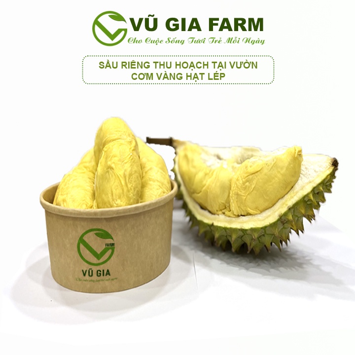 Cơm sầu riêng Ri6 Lâm Đồng Vũ Gia Farm ( 200gr/ 400gr)