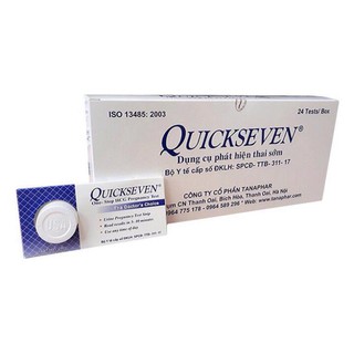 Que thử thai Quickseven (Hộp 24 Que)