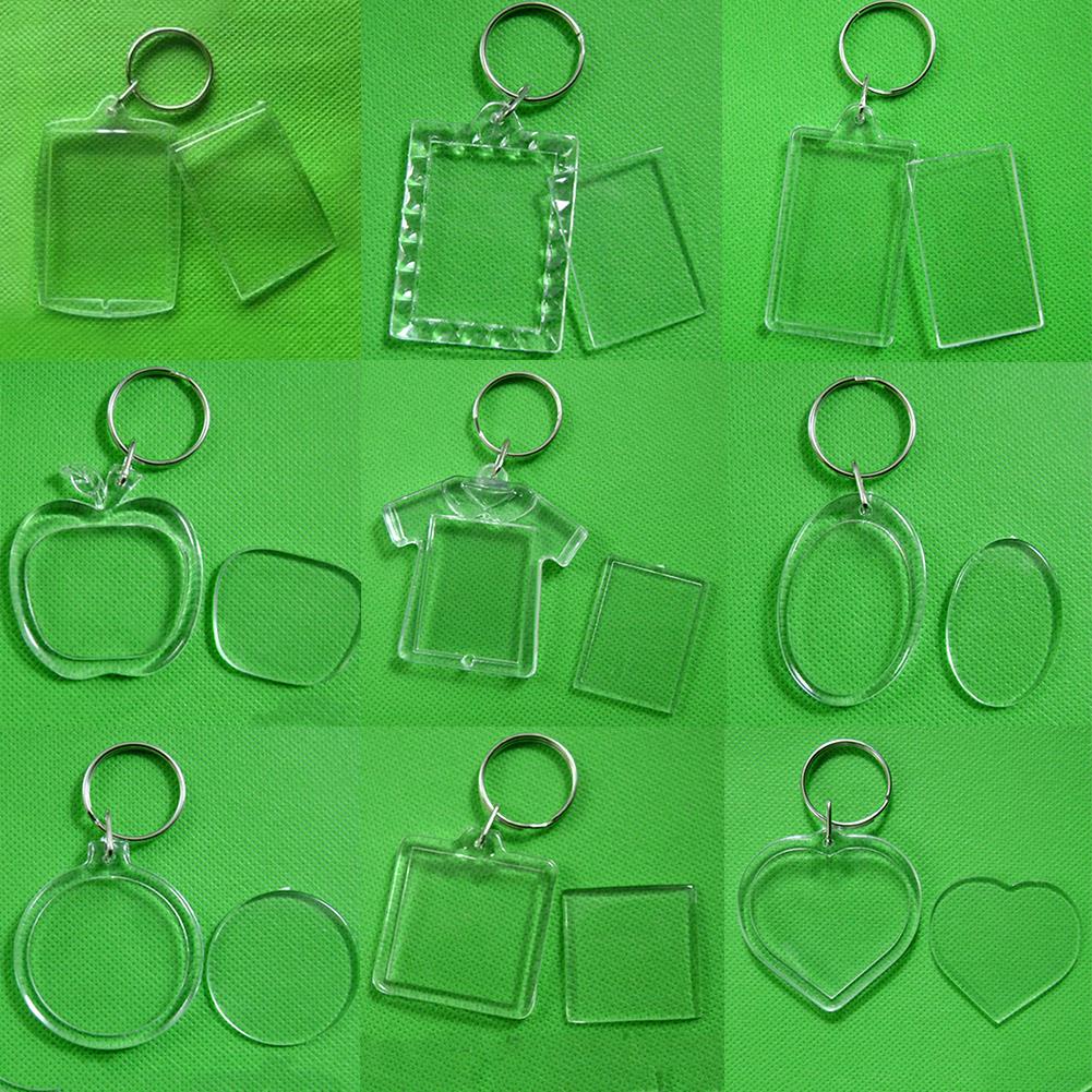 Móc Khóa Acrylic Hình Khung Hình DIY Dễ Thương