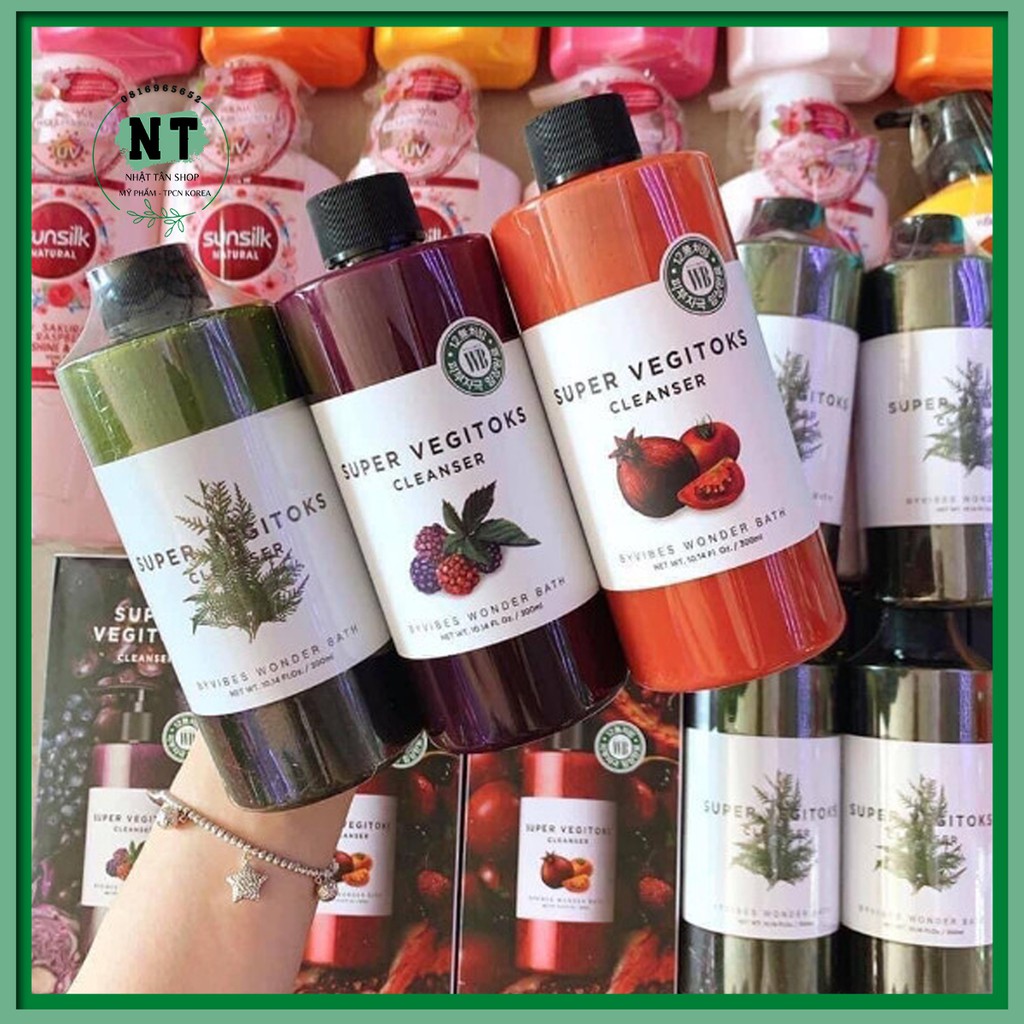 Sữa rửa mặt Super Vegitoks Cleanser - Sữa rửa mặt thiên nhiên, thải độc, dưỡng da | BigBuy360 - bigbuy360.vn