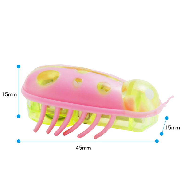 Đồ Chơi Tương Tác Chạy Điện Tự Động Hình Côn Trùng Cho Thú Cưng 27