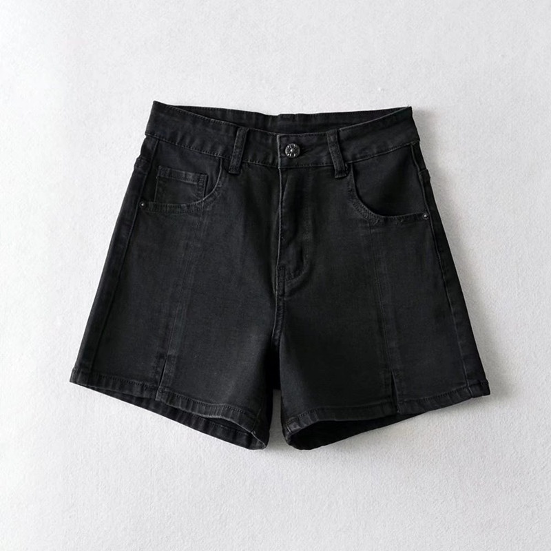 Zara Quần Short denim Lưng Cao Xẻ Tà 4 Màu Phong Cách Âu Mỹ Thời Trang Mùa Hè 2022 Cho Nữ