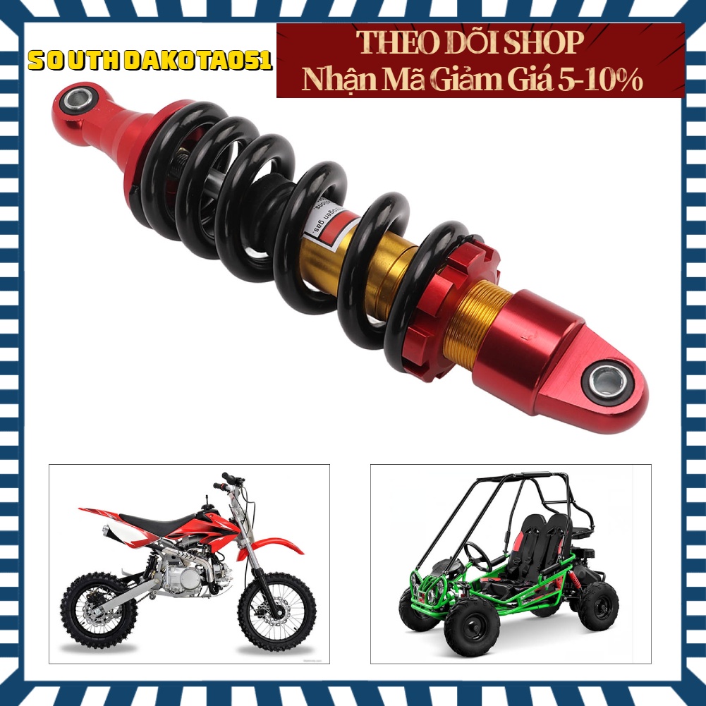 [Hàng Sẵn] Phuộc sau xe máy 285mm thay thế cho TaoTao 70cc 90cc 110cc 125cc 150cc ATV Go Karts【Southdakota051】