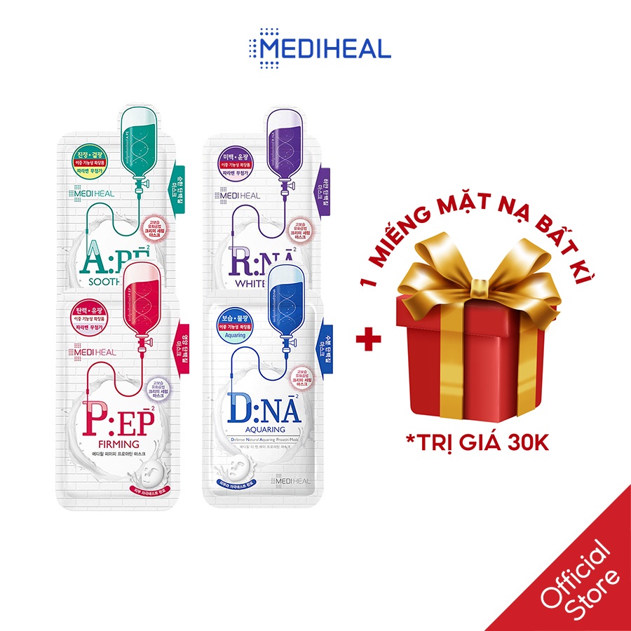 [GIFT] Hộp quà tặng Mediheal - 1 mặt nạ bất kỳ 24ml