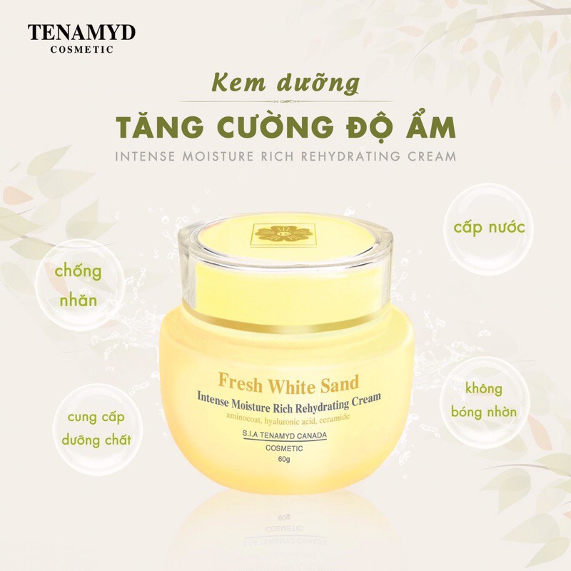 Kem dưỡng tăng cường độ ẩm - Tenamyd- cho da khô, cấp ẩm nhanh cho da mất nước, nhạy cảm