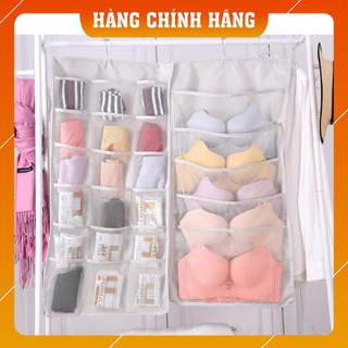 (Hàng Loại A) Túi Đựng Đồ Lót 15 - 30 Ngăn, Quần Áo Lót, Tất Vớ, Đồ Dùng 2 Mặt - Có Móc Treo