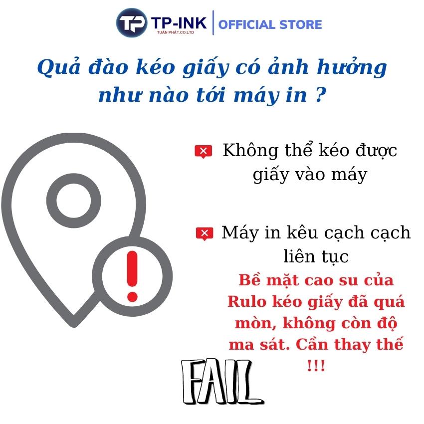 Rulo cuốn giấy, quả đào kéo giấy 35A dùng cho máy in 1005, 1006, 6030, 6230......