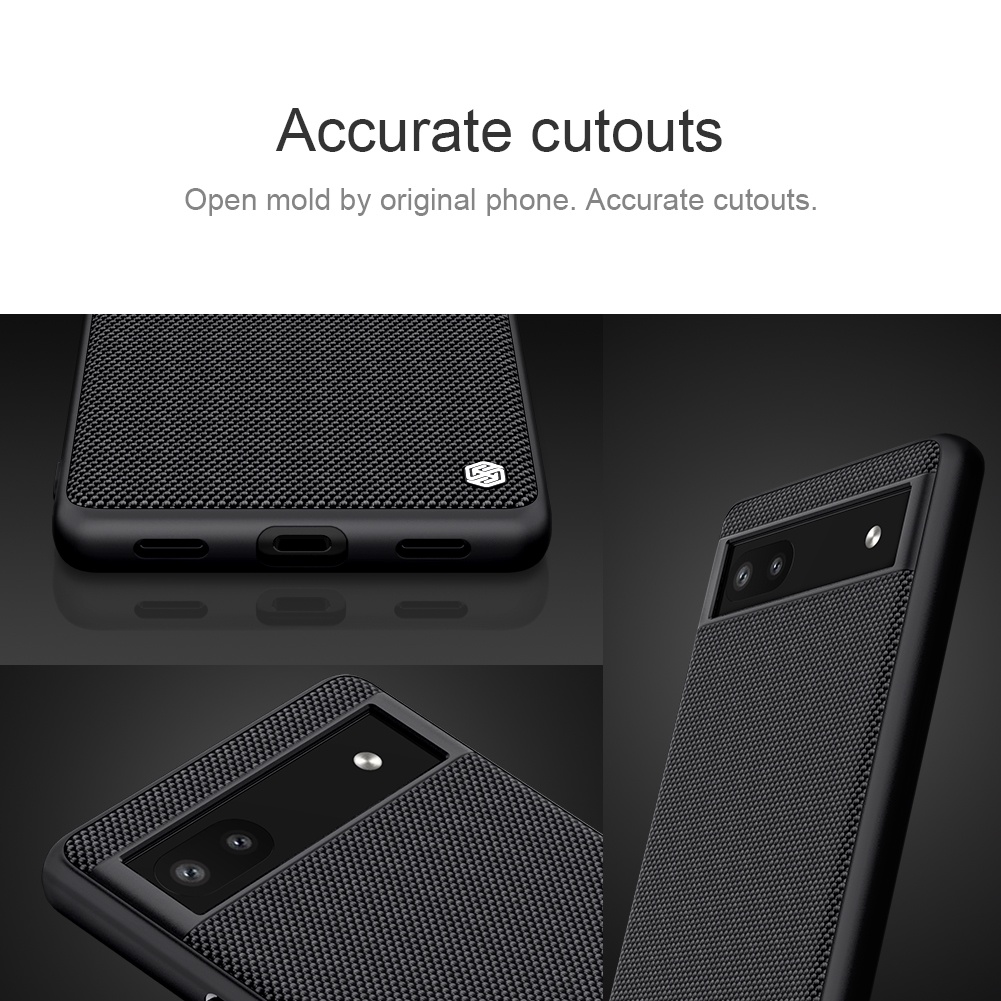 Ốp điện thoại Nillkin bằng sợi nylon nhẹ chống trượt/ chống sốc cho Google Pixel 6A