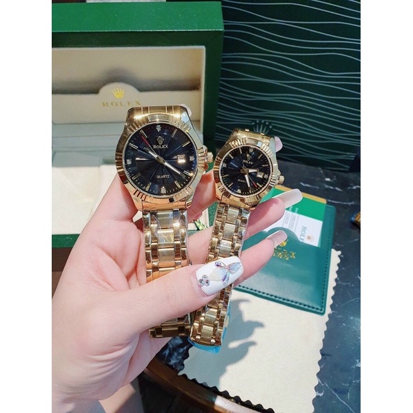 Đồng hồ Rolex nam nữ mặt tia thời trang