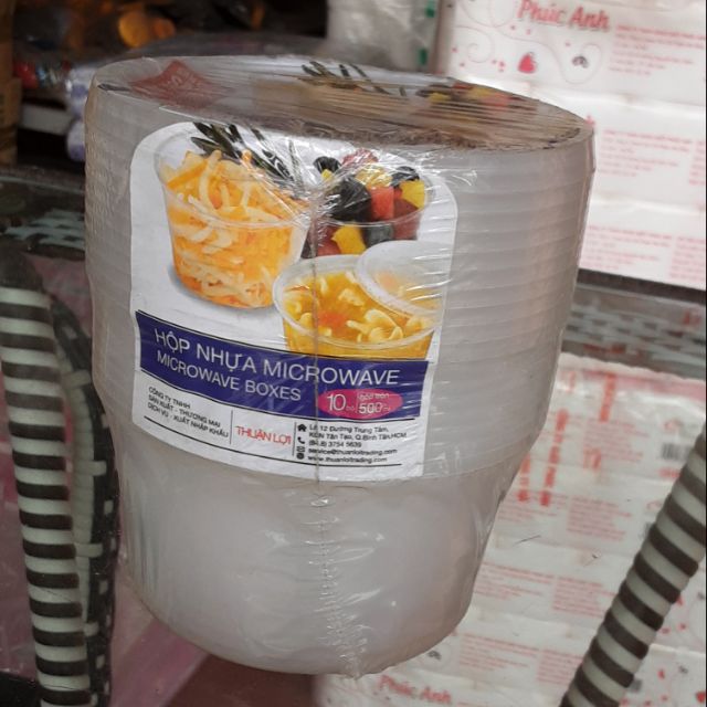 Hộp mỳ tròn 500ml có nắp đạy tiện lợi