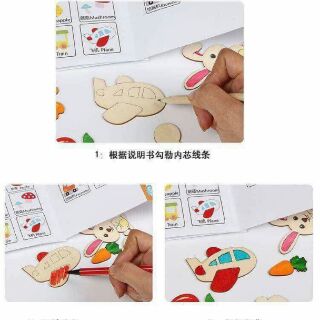 Bộ khung hình tập vẽ cho bé