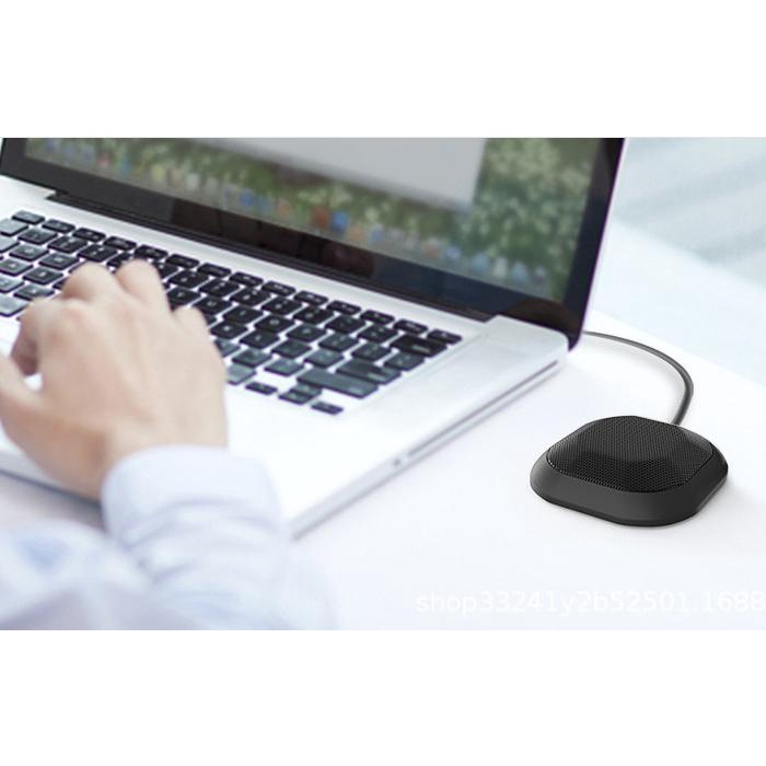 Micro Thu Âm Đa Hướng 360 Độ Jack 3.5mm Cho Máy Tính Để Bàn