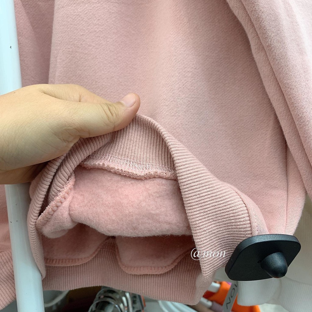 210676 Áo sweater nỉ bông trơn - áo nỉ nam nữ oversize form rộng - chất nỉ bông trơn dày ấm nhiều màu | BigBuy360 - bigbuy360.vn