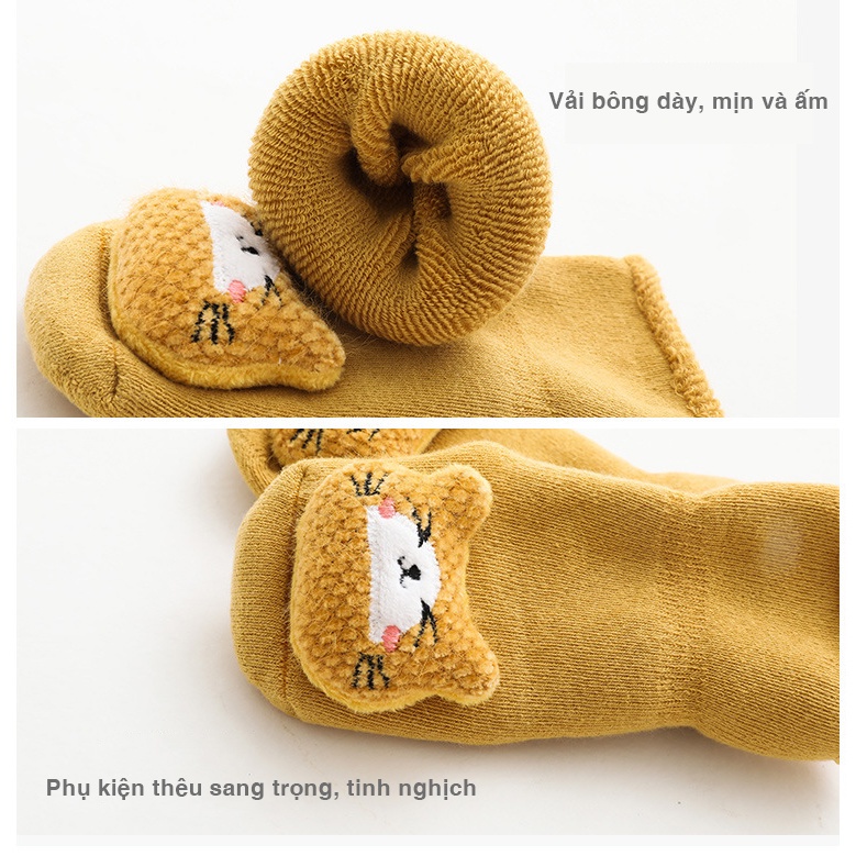 Tất hình thú cho bé, vớ trẻ em giữ ấm