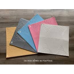 Tấm dán tường cao cấp GIẢ DA loại 5mm chống ẩm cách âm cách nhiệt | BigBuy360 - bigbuy360.vn