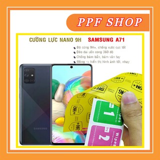 Kính cường lực dẻ nano 9H  Samsung Galaxy A71