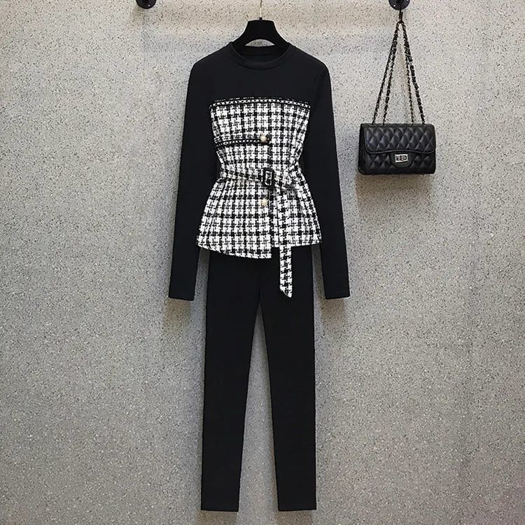 Bộ quần áo có size lớn thời trang xuân thu dành cho nữ (có bán lẻ)