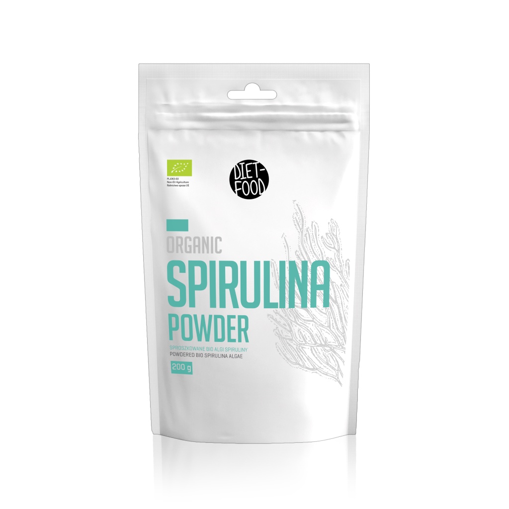 Bột Tảo Xoắn Spirulina Hữu Cơ Diet Food Organic Spirulina Powder 200g