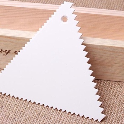 Miếng tạo vân bánh kem tam giác to